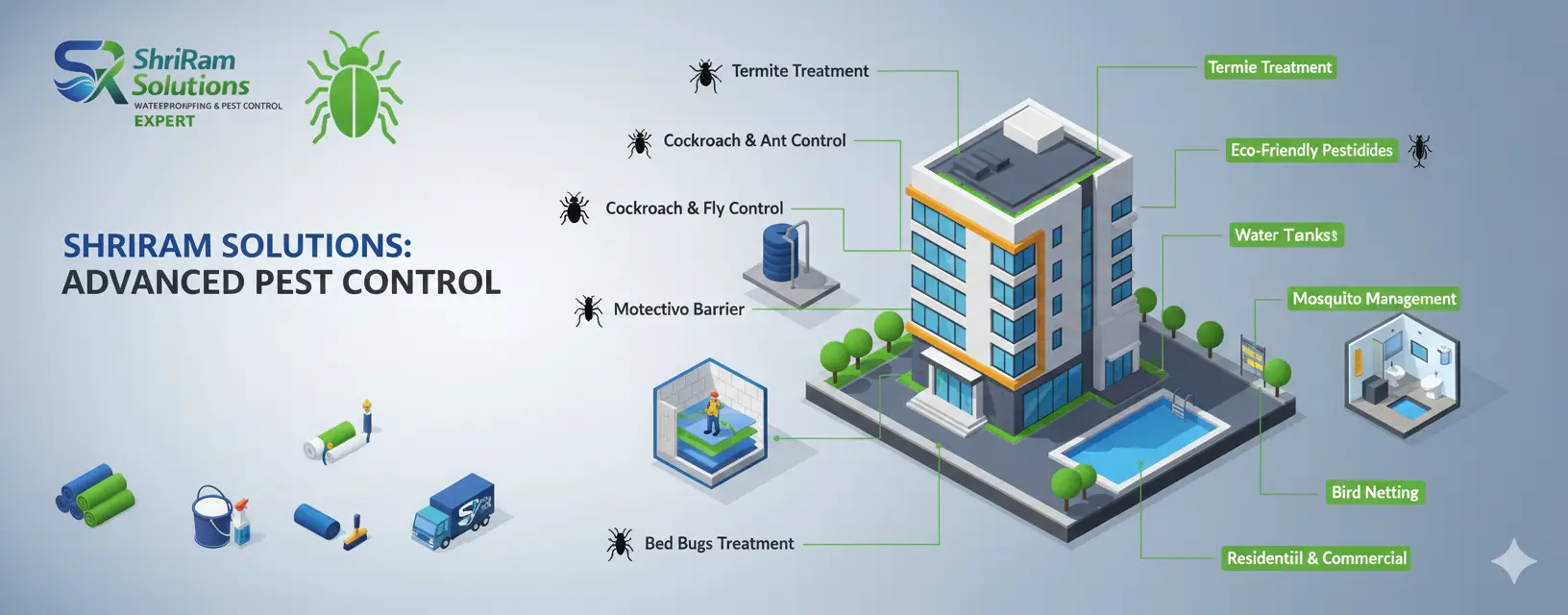 Pest Control Service Shriram Solutions